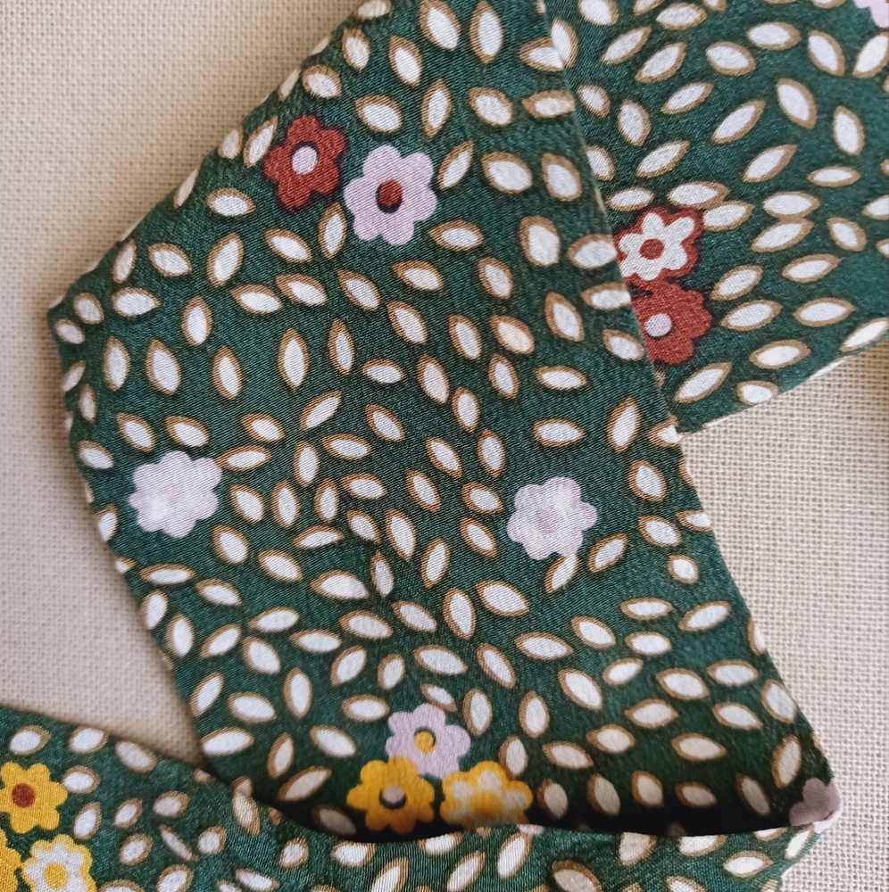 Madewell Circle Hair Clip & Scarf Hair Tie Bundle - Picture 3 of 4